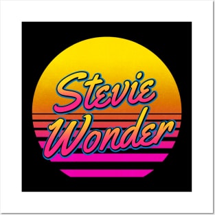 Wonder Personalized Name Birthday Retro 80s Styled Gift Posters and Art